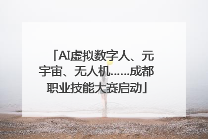 AI虚拟数字人、元宇宙、无人机……成都职业技能大赛启动